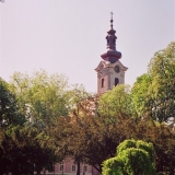 Bjelovar, crkva iz parka